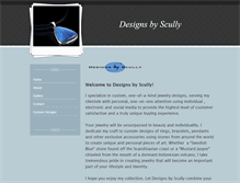 Tablet Screenshot of designsbyscully.com